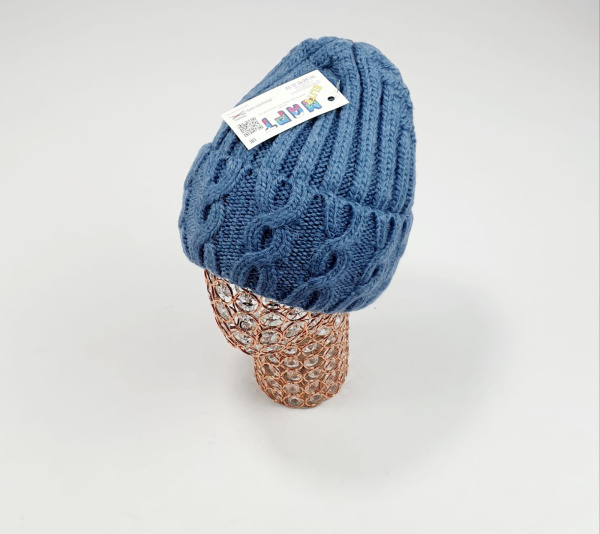 Шапка Март крупновяз. Иота (джинс)